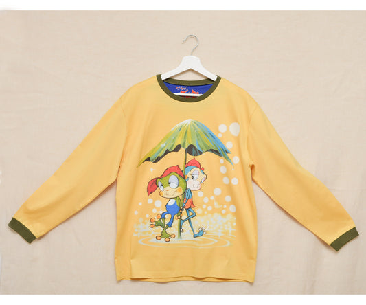 けろっこデメタン ロングスリーブTシャツ