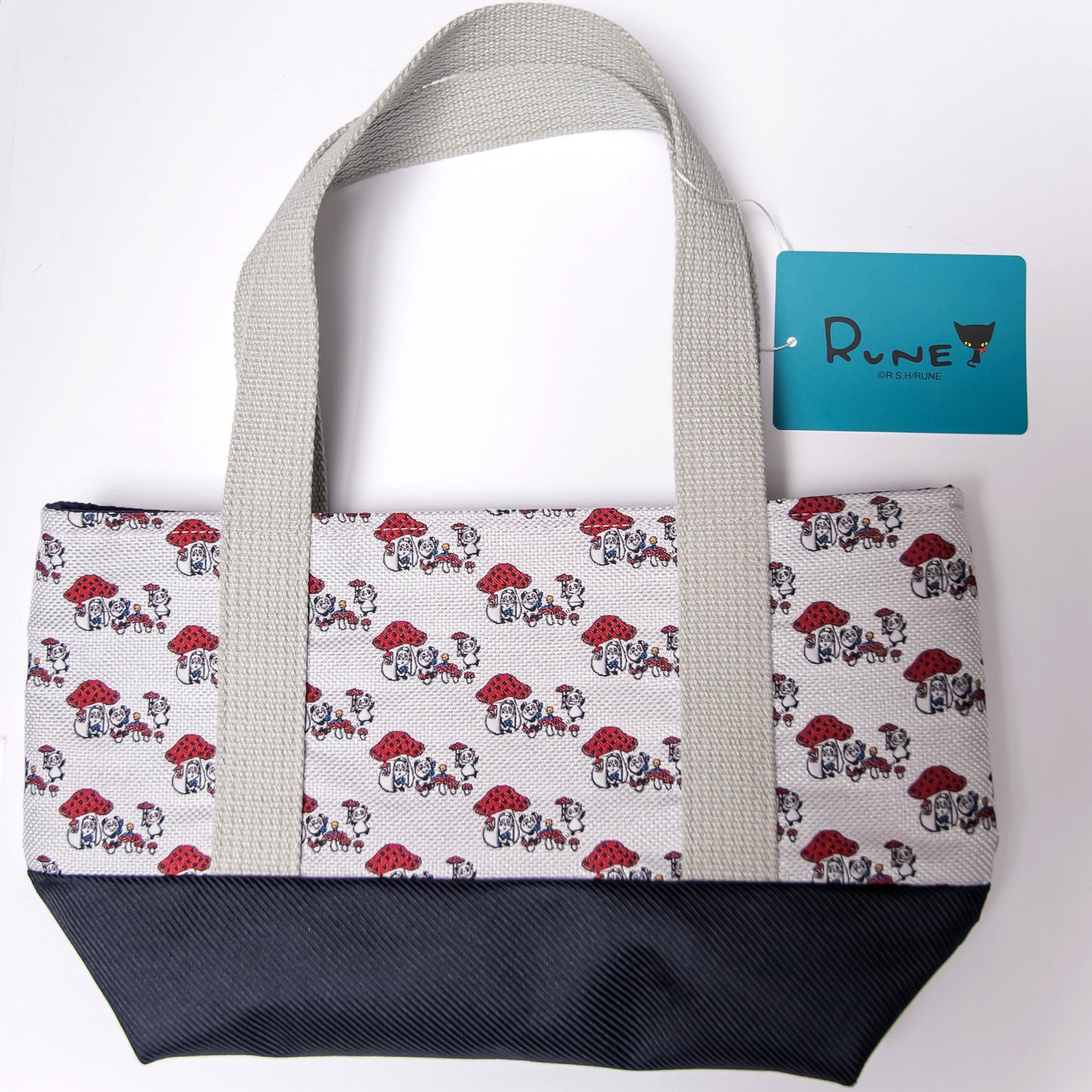 RUNEミニトートバッグ：ホワイト