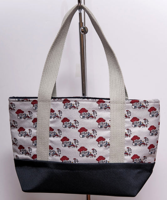 RUNEミニトートバッグ：ホワイト