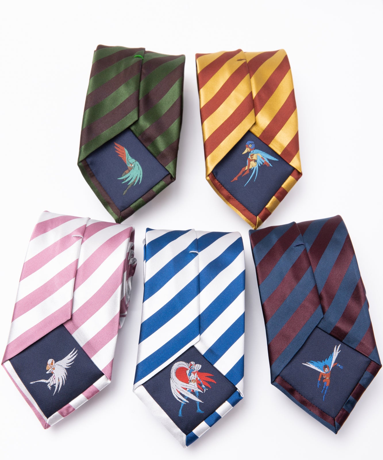 科学忍者隊ガッチャマン　２段ストライプネクタイ