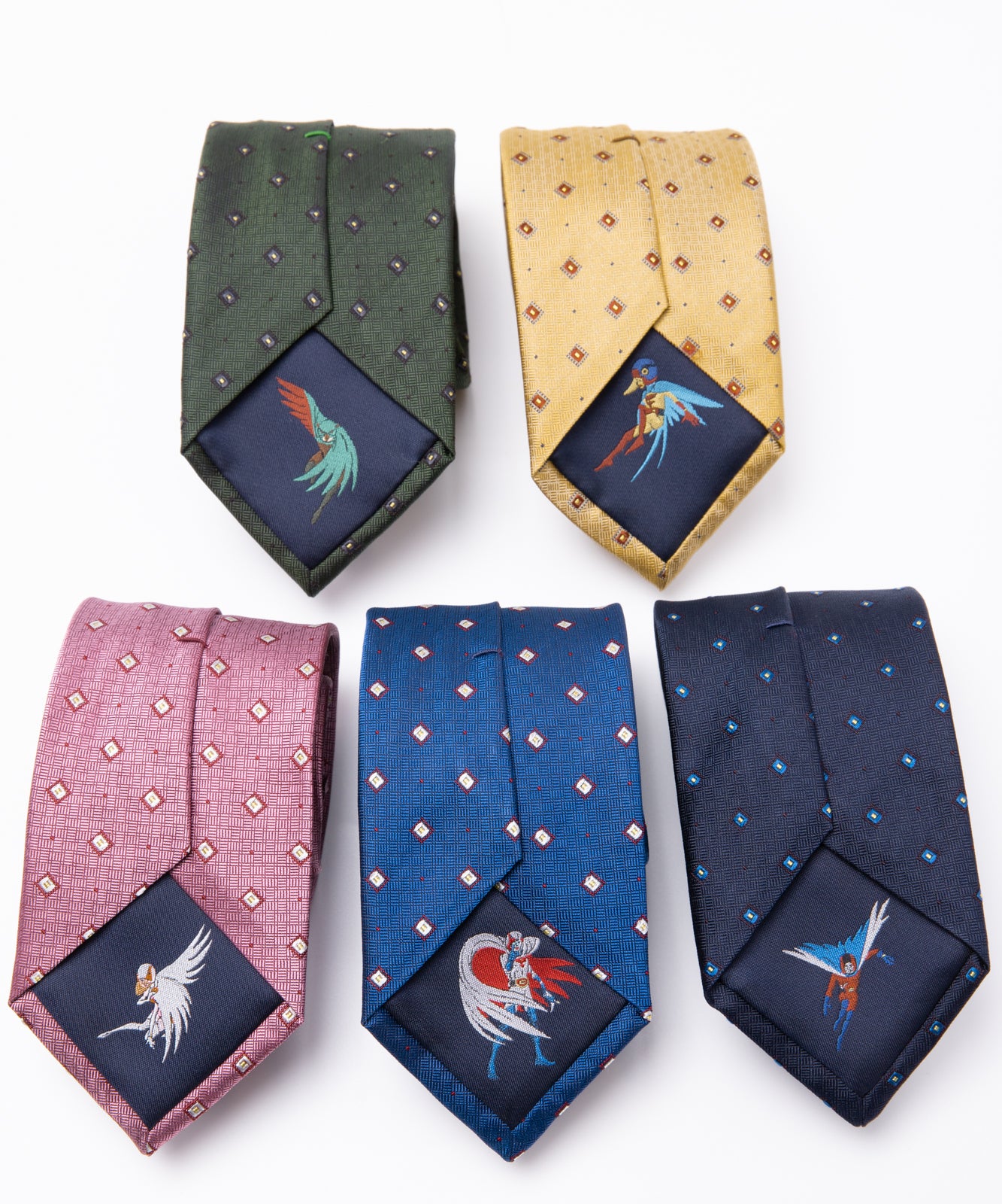 科学忍者隊ガッチャマン　小紋柄ネクタイ