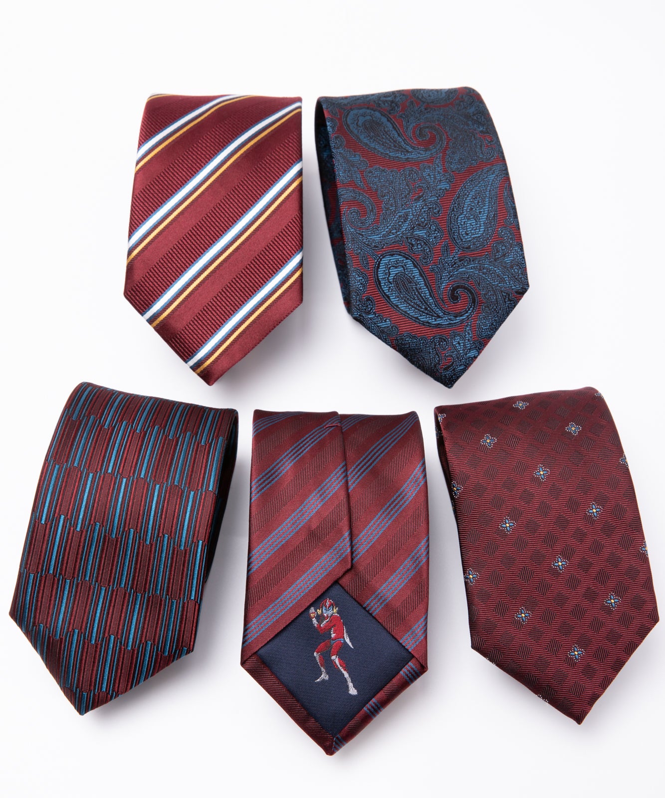 破裏拳ポリマー　シャドーストライプ  ネクタイ